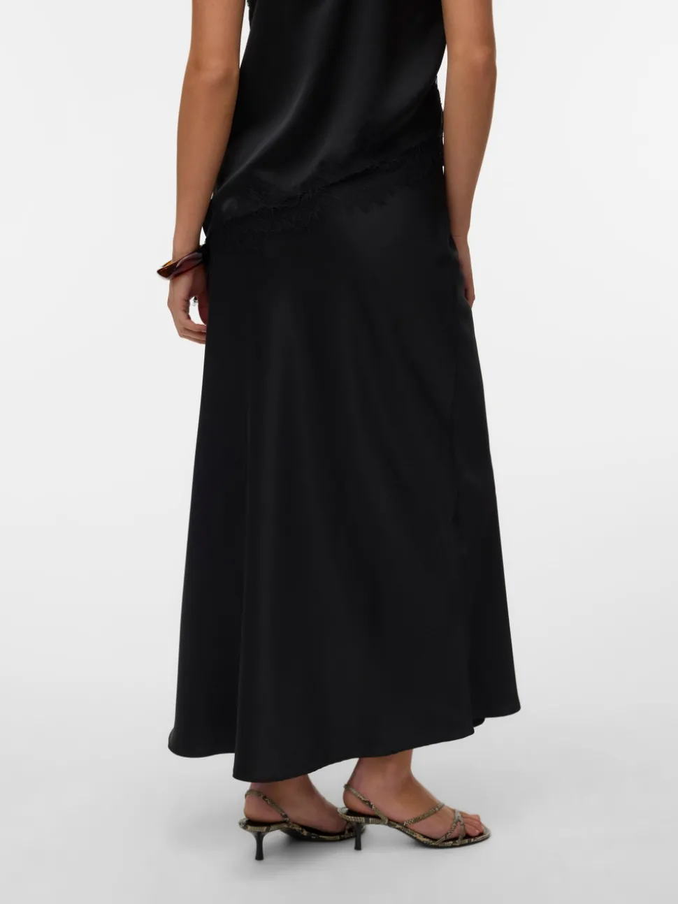 VMMERLE Mid waist Midi-rok