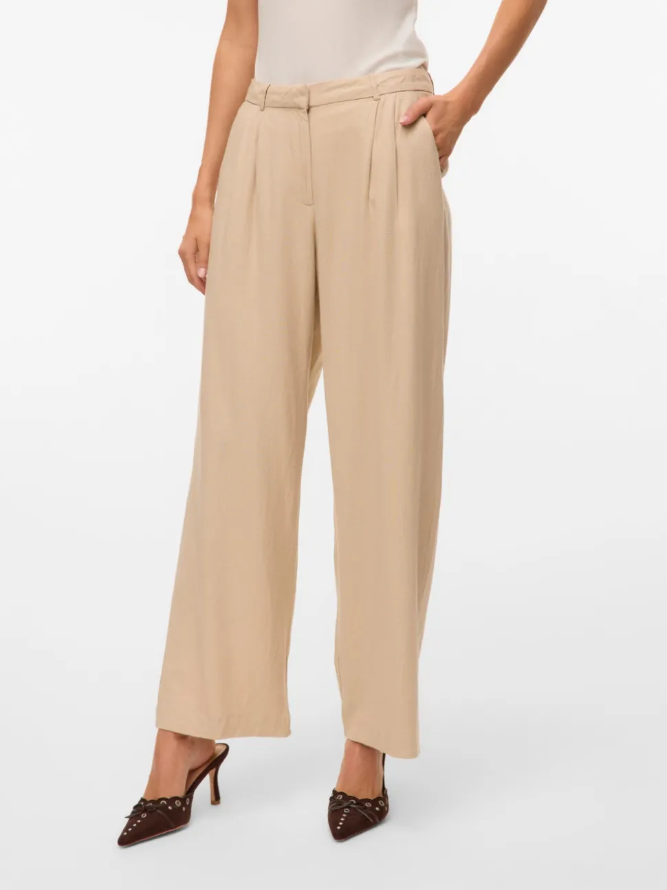 VMMINDY Mid waist Broek