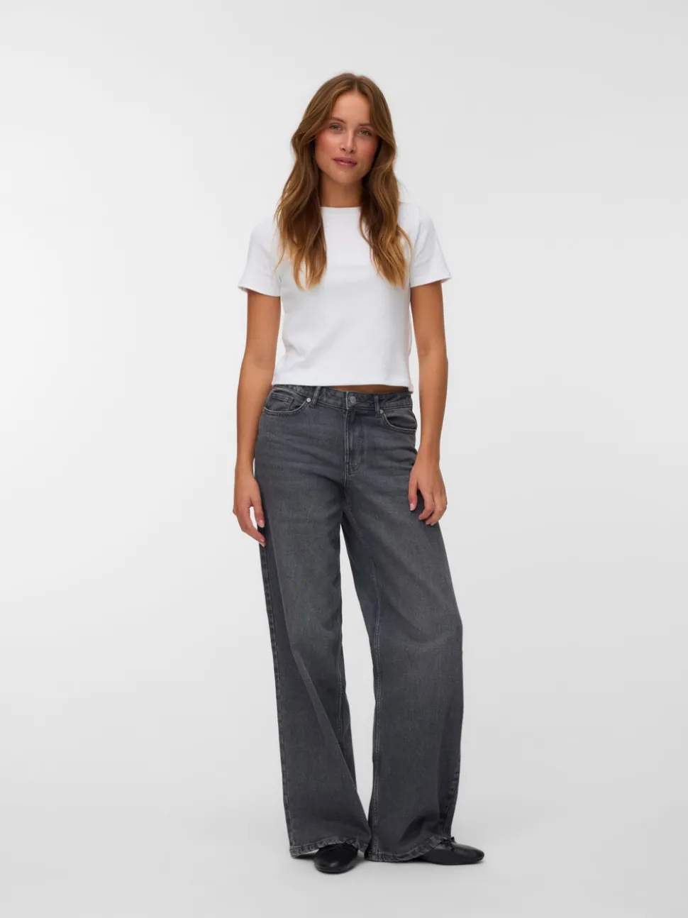 VMMIRA Mid rise Wide fit Jeans