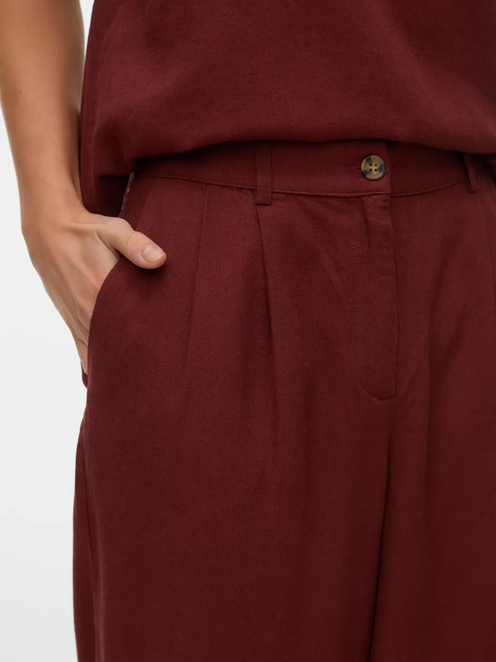 VMMYMILO Mid waist Broek