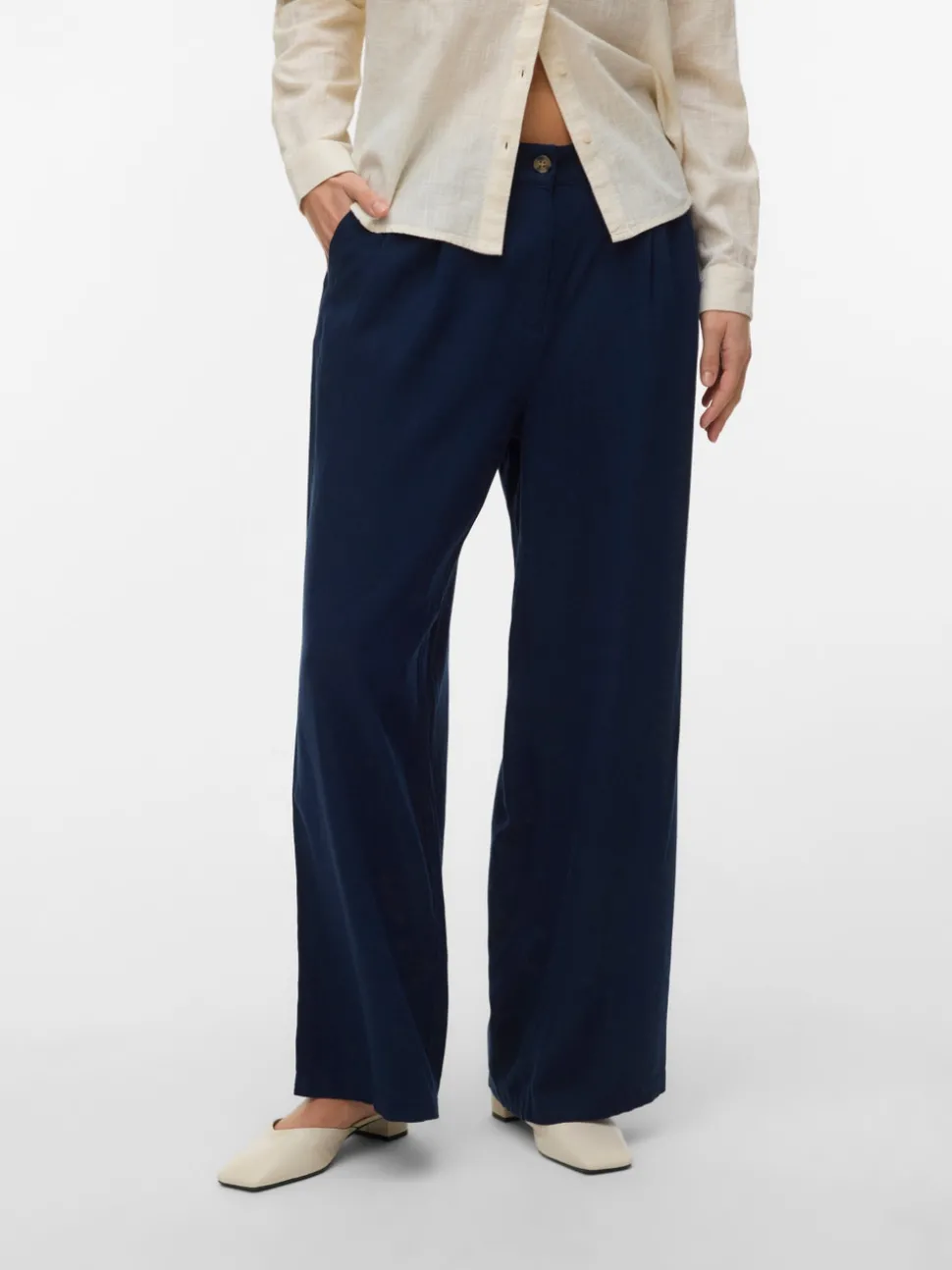VMMYMILO Mid waist Broek