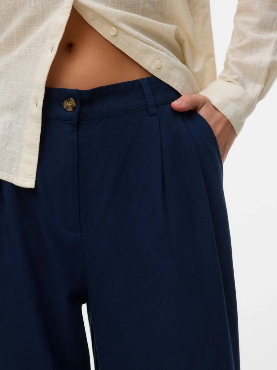 VMMYMILO Mid waist Broek