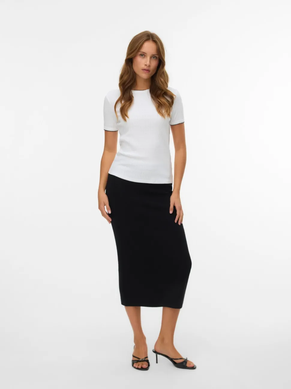 VMNANCY Mid waist Lange rok