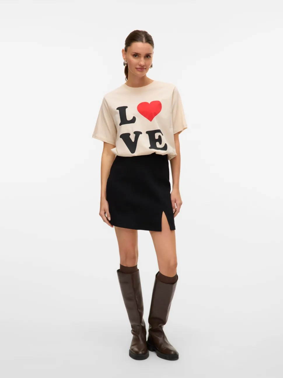 VMNELLY High waist Korte rok