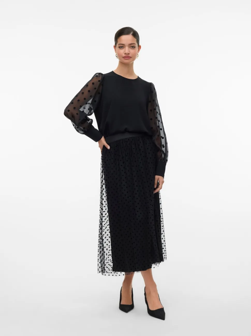 VMNETHA High waist Lange rok