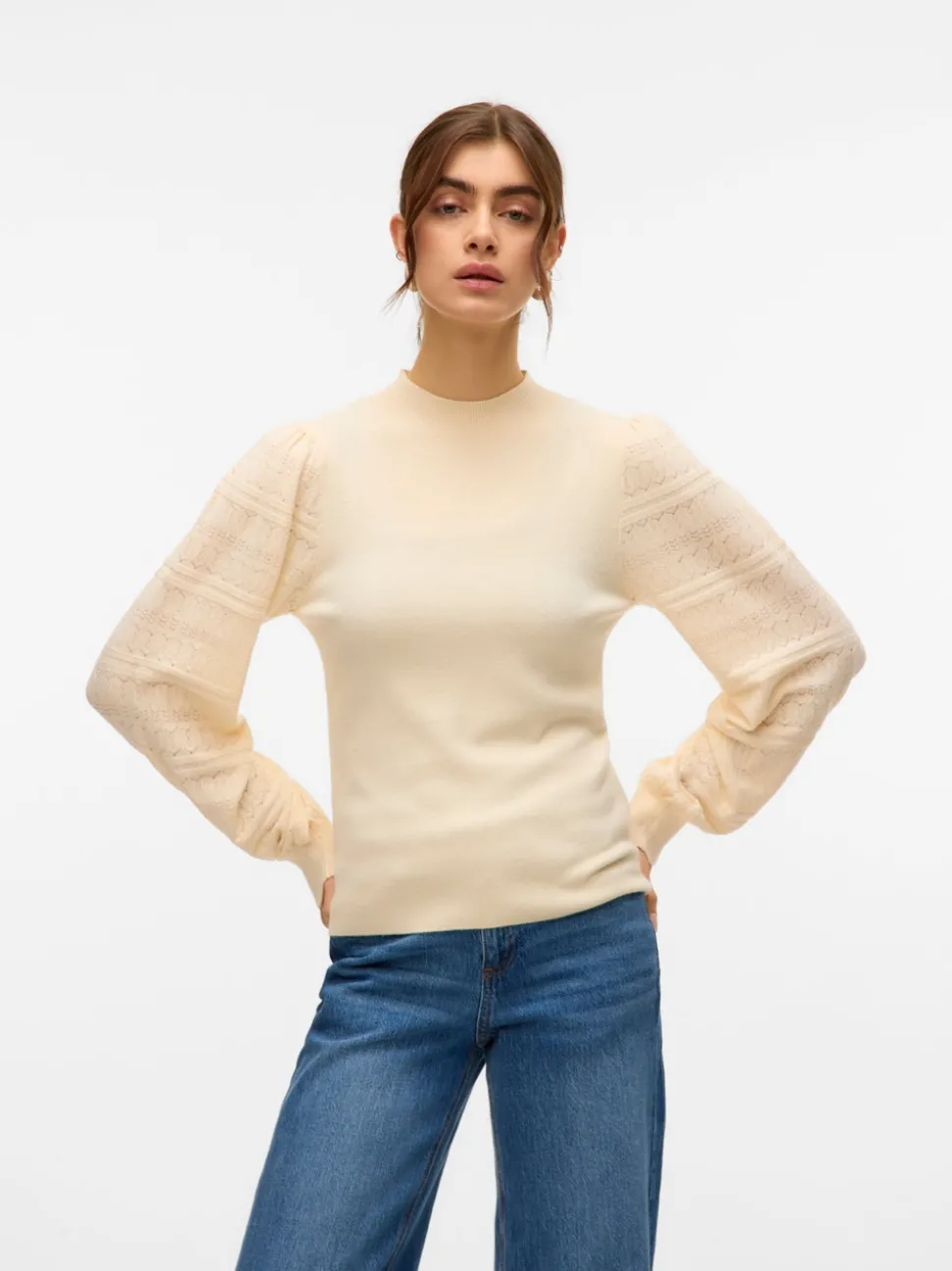 VMNEWLIMONE Gebreide pullover