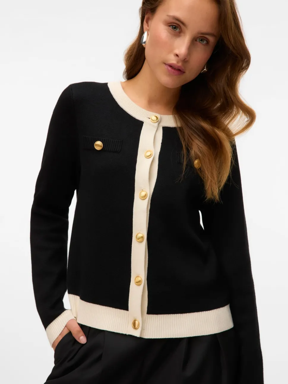 VMOLI Gebreid vest
