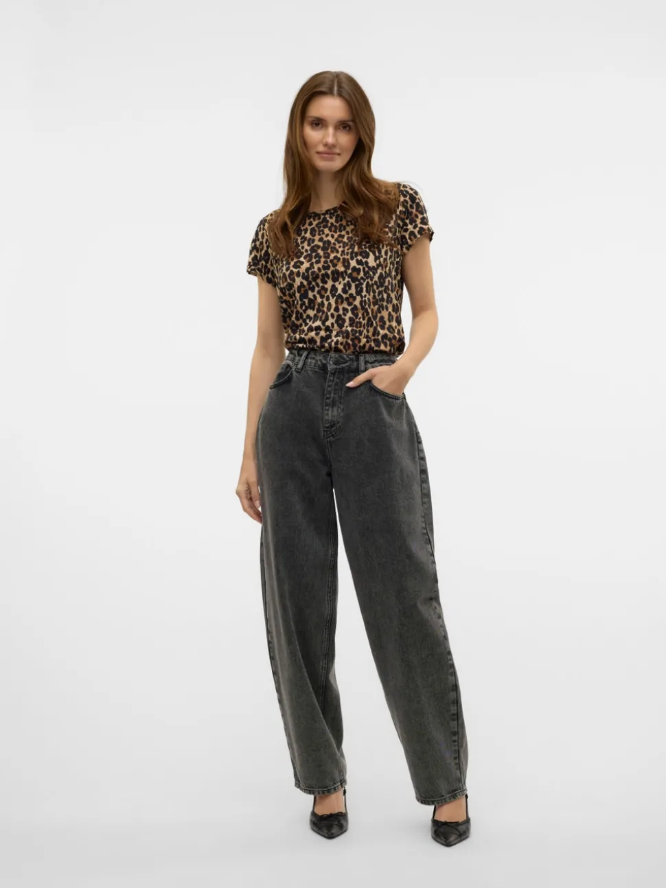 VMOLLIE High waist Baggy fit Jeans