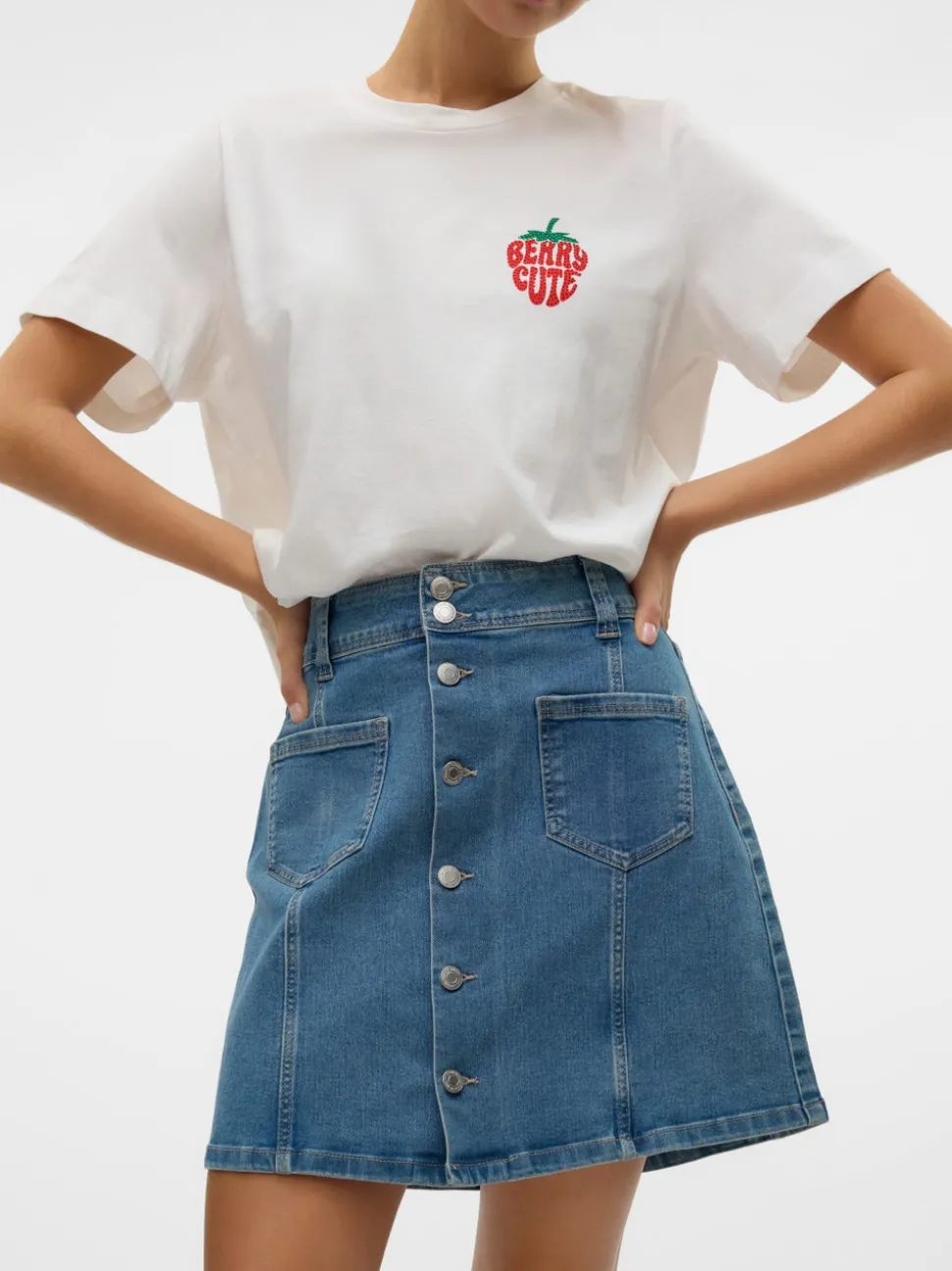 VMPETRA High waist Korte rok