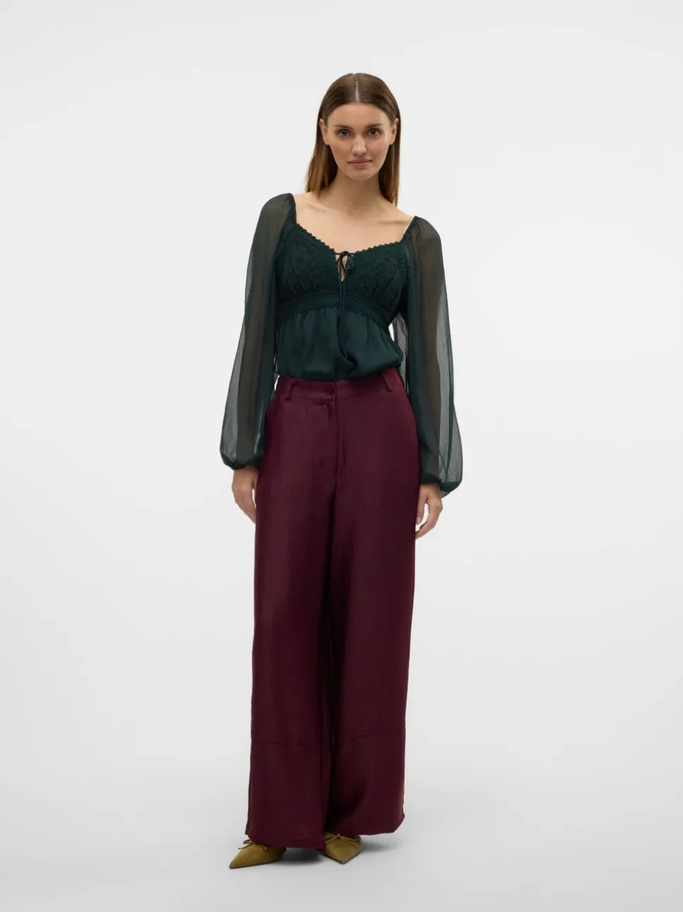 VMRAQUEL High waist Broek
