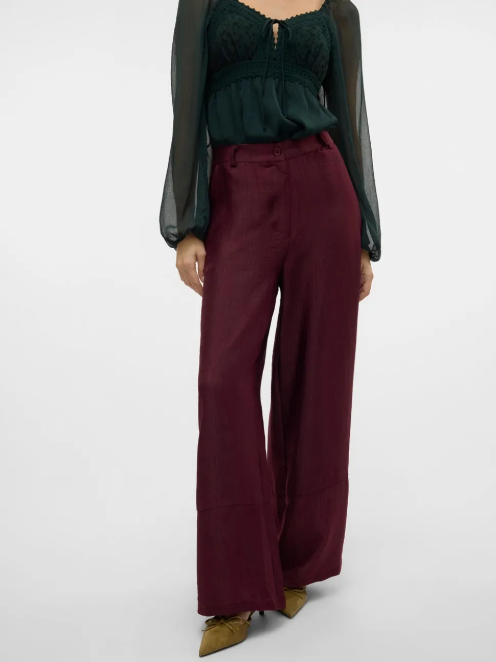 VMRAQUEL High waist Broek