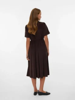 VMRAY Corduroy Midi-jurk
