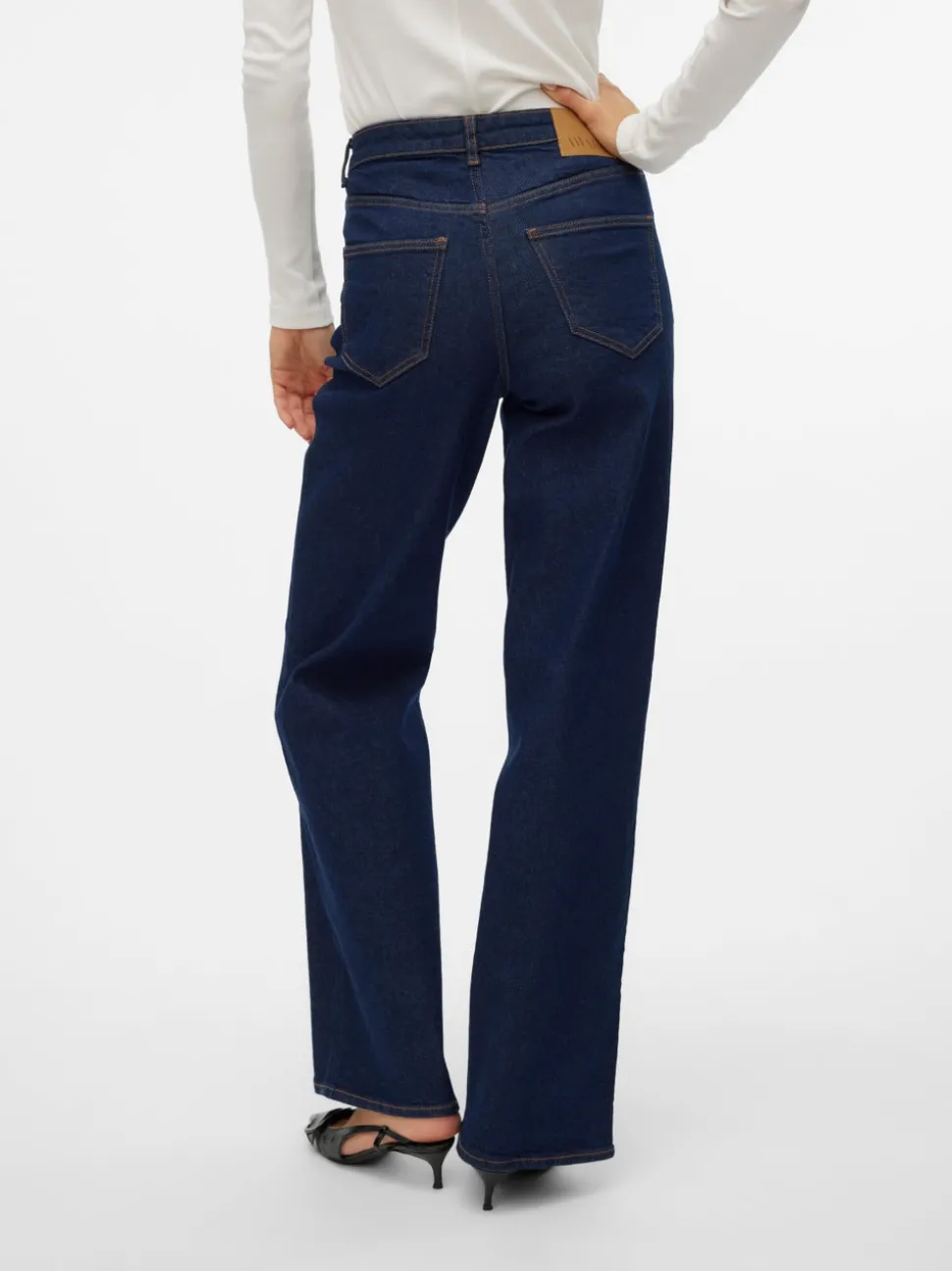 VMREBECCA Super high rise Wide leg fit Jeans