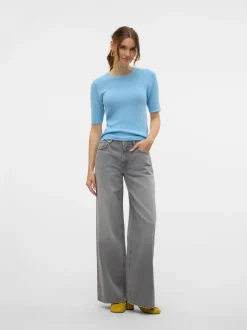 VMREMY Mid rise Wide leg fit Jeans