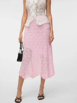 VMROSIE Mid waist Midi-rok