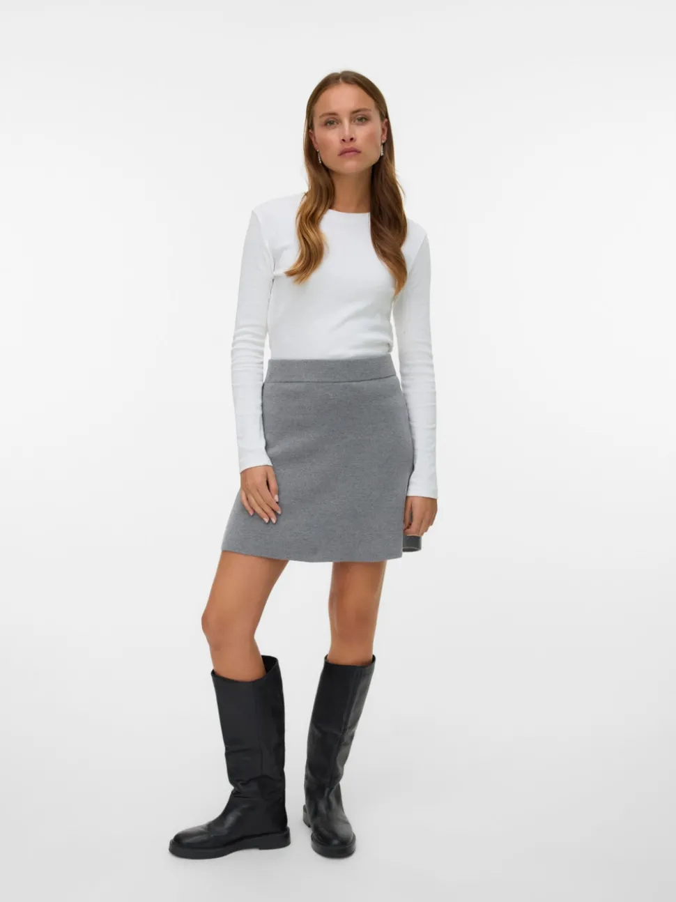 VMSABA Mid waist Korte rok