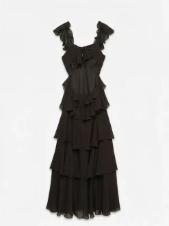 VMSAFINA Lange jurk