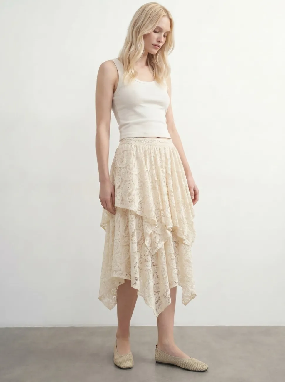VMSALLY High waist Lange rok