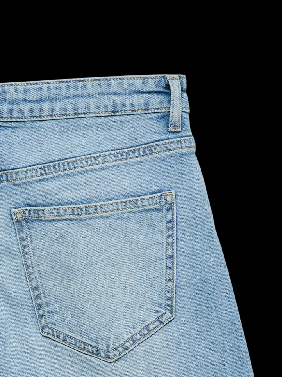 VMSANDIE-STRETCH Mid rise Brede pasvorm - bijgesneden Jeans