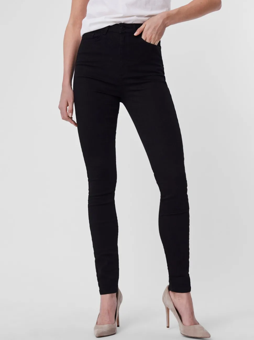 VMSANDRA Super high rise Skinny fit Jeans