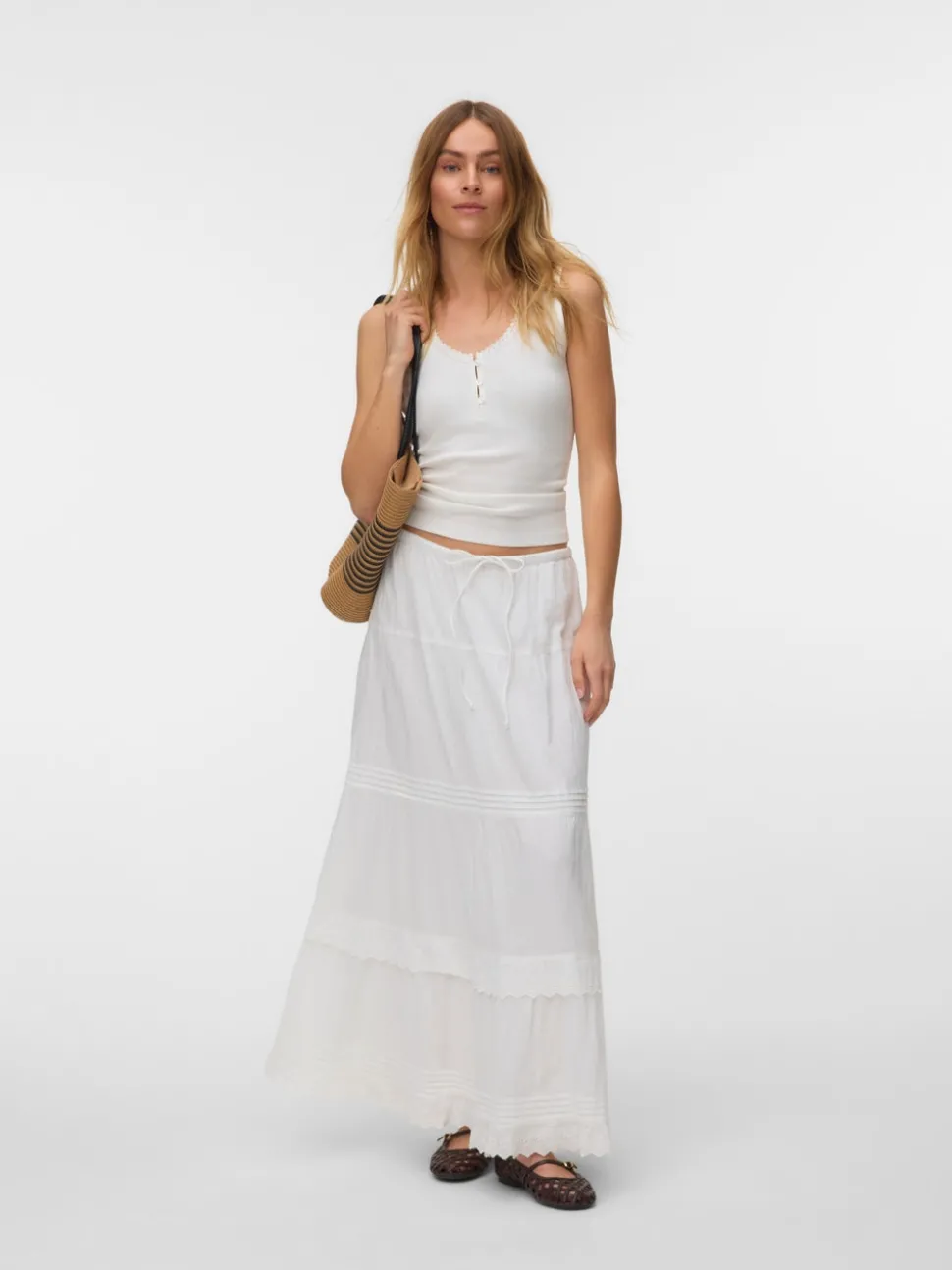 VMSANDY High waist Lange rok