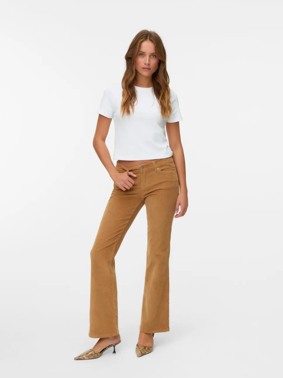 VMSIGI Low rise Corduroy Broek