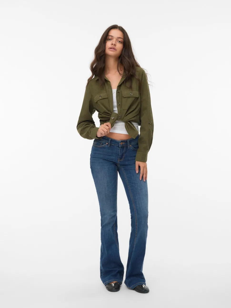 VMSIGI Low rise Flared fit Jeans