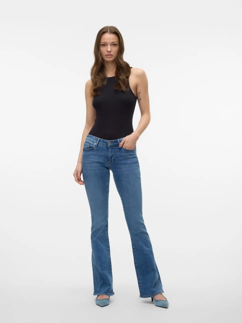 VMSIGI Low rise Flared fit Jeans