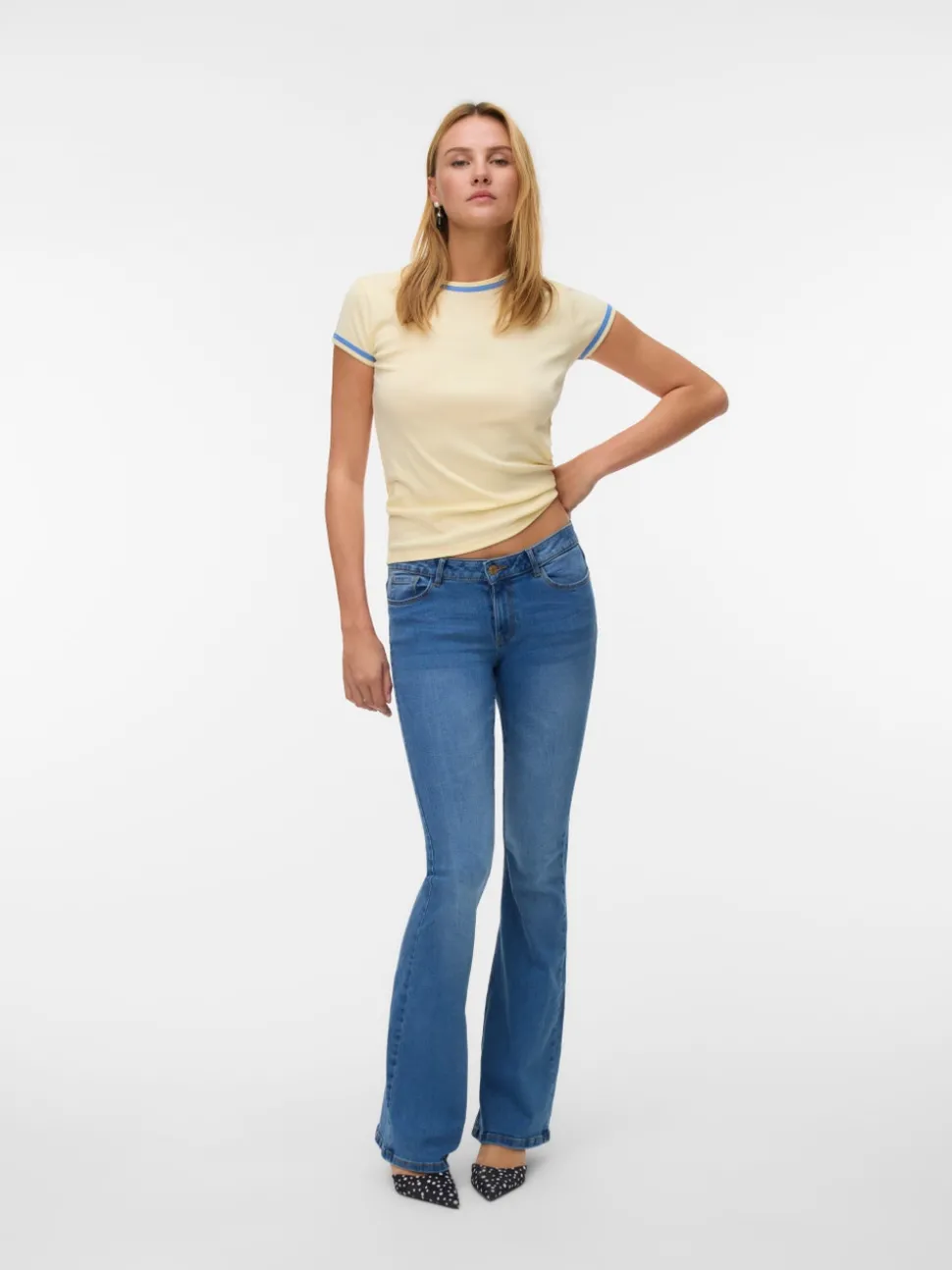 VMSIGI Low rise Flared fit Jeans
