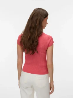VMSILJE Gebreide T-shirt