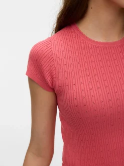 VMSILJE Gebreide T-shirt