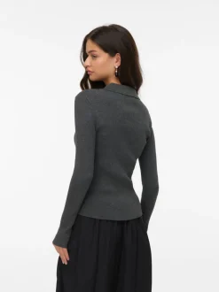 VMSILJERIB Gebreide pullover