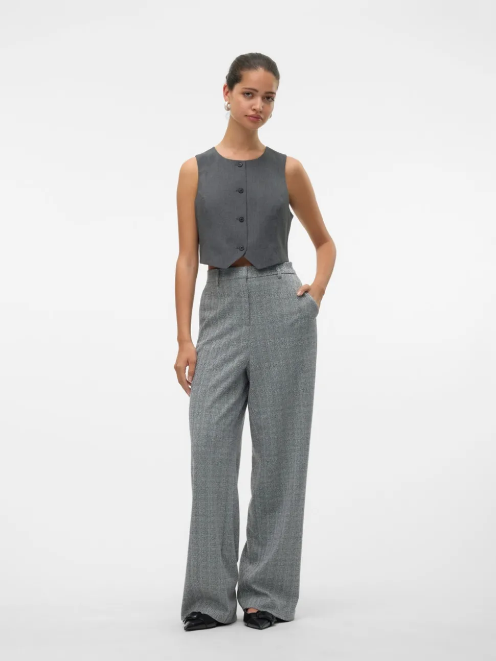 VMSILVA Mid waist Broek