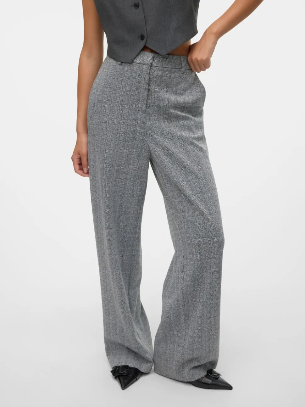 VMSILVA Mid waist Broek