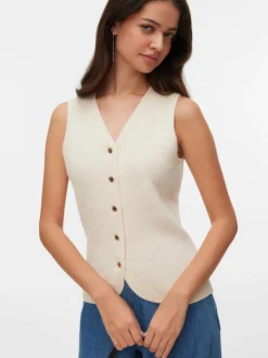 VMSILVIA Gebreid gilet