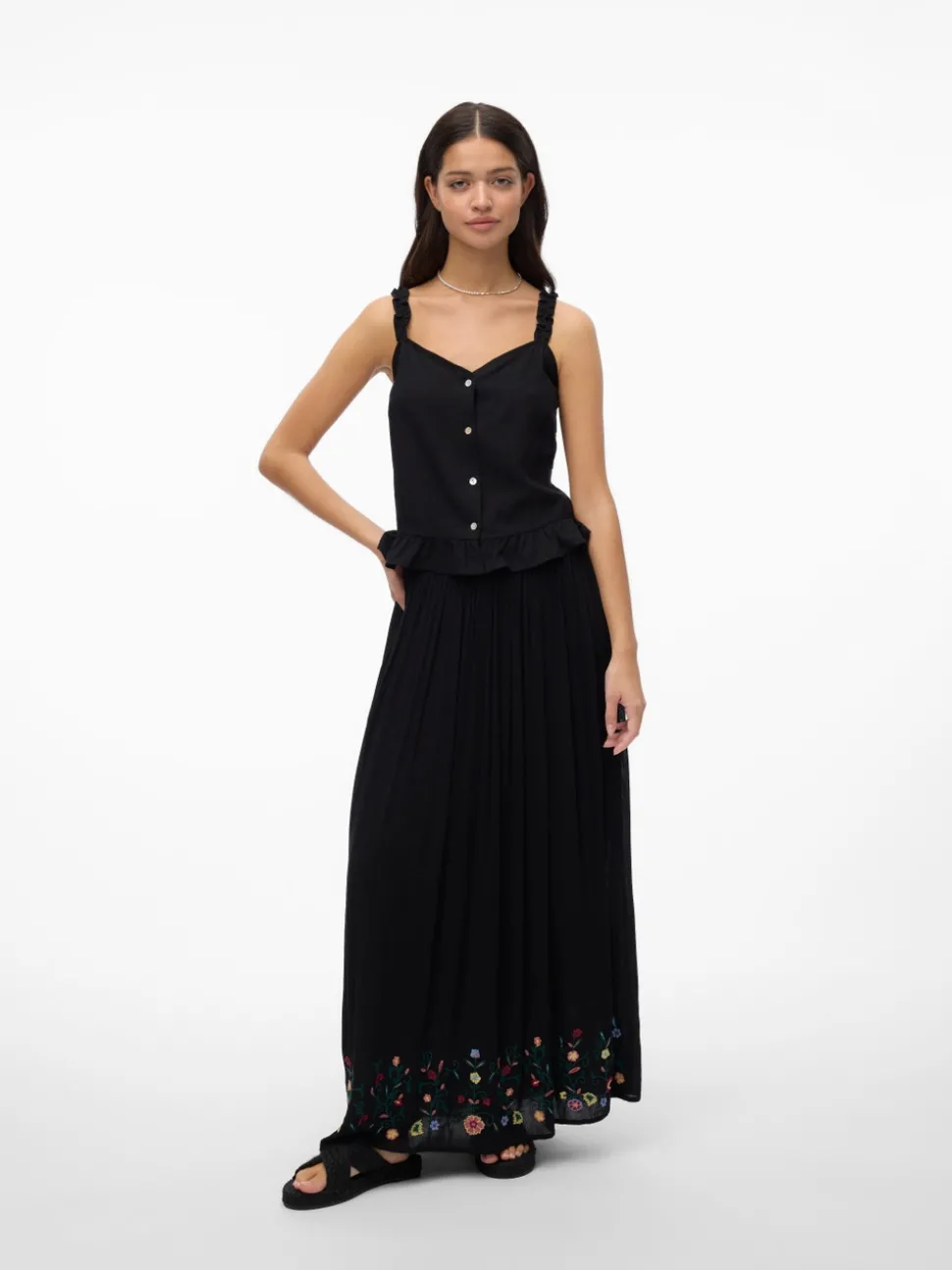 VMSINA High waist Lange rok