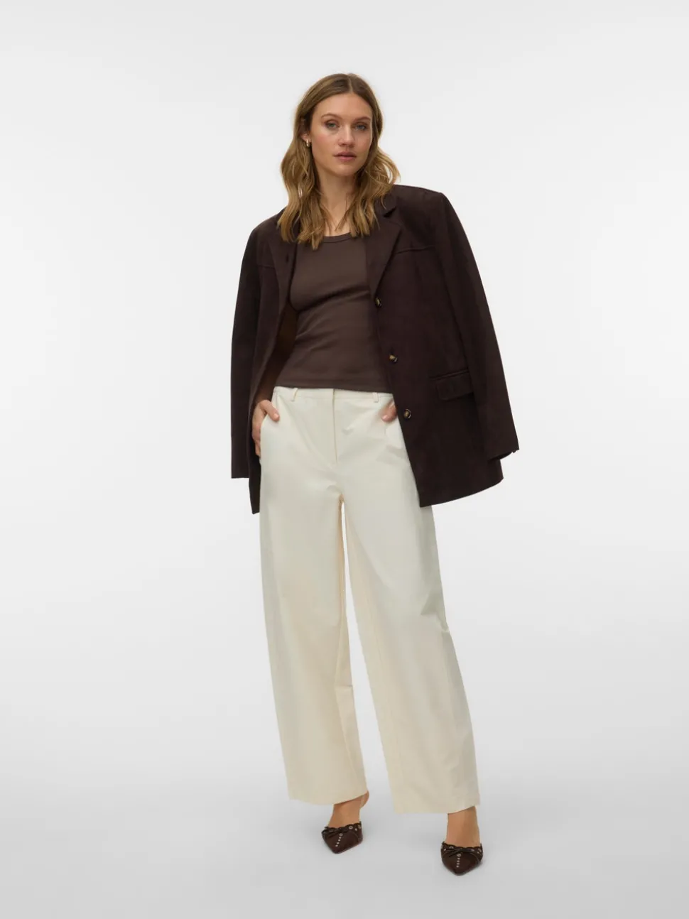 VMSOFIA Mid waist Broek