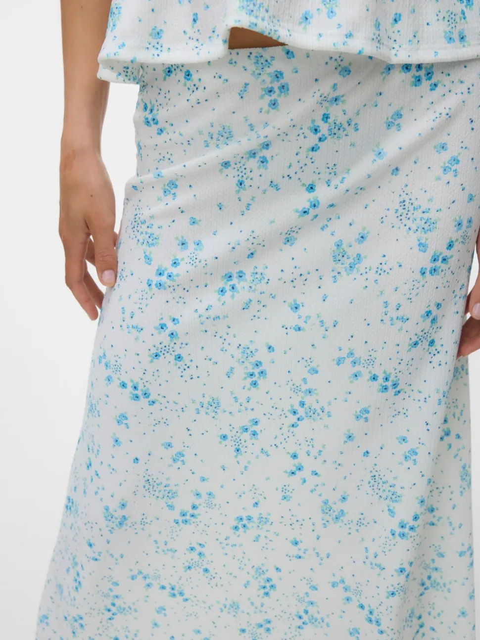 VMSOMYA High waist Lange rok