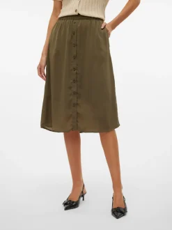 VMSUNNY High waist Midi-rok