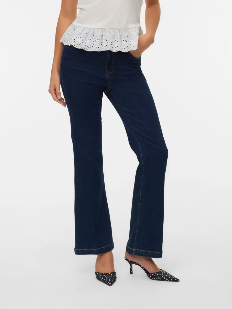 VMTANNA High rise Flared fit Jeans