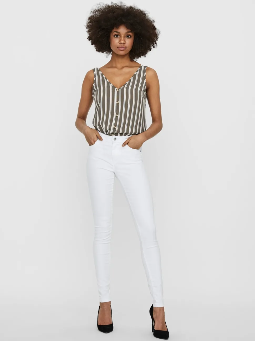 VMTANYA Mid rise Skinny fit Jeans