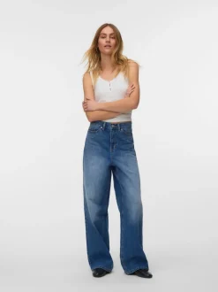 VMTAYLOR Mid waist Wide leg fit Jeans