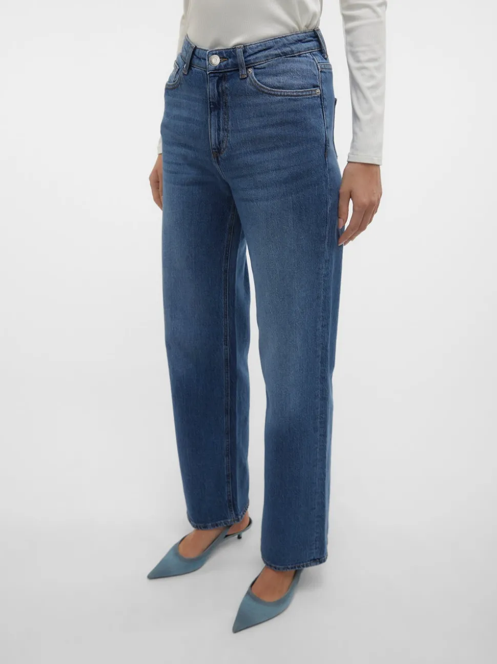 VMTESSA High rise Wide leg fit Jeans