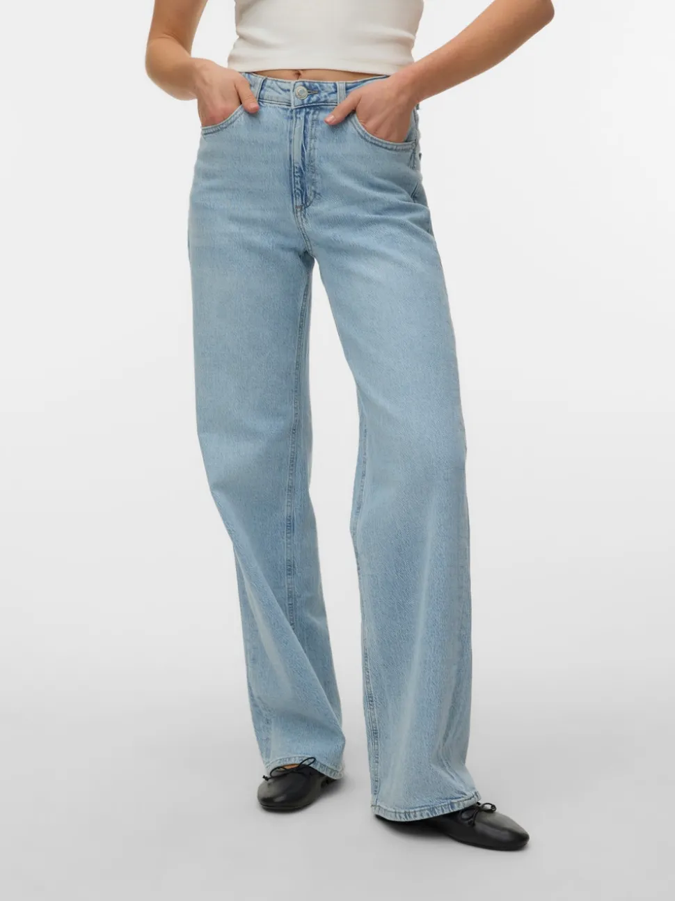 VMTESSA High rise Wide leg fit Jeans