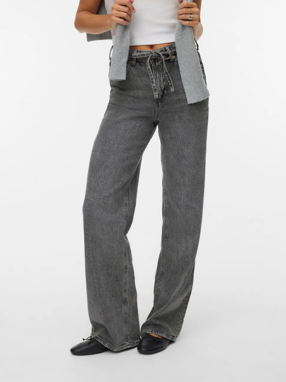 VMTESSA High rise Wide leg fit Jeans