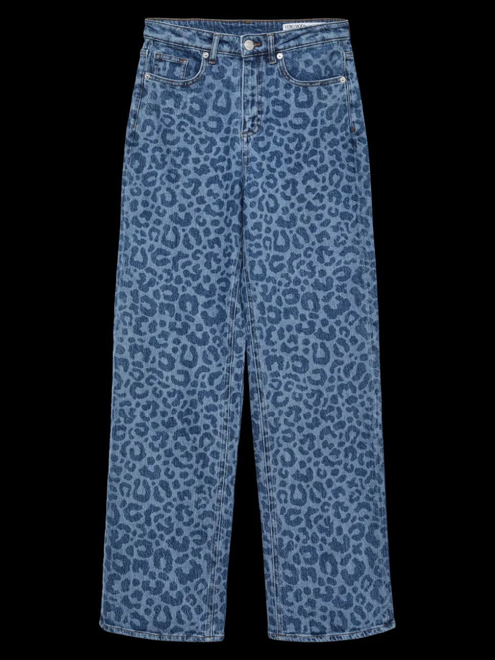 VMTESSA High rise Brede pasvorm - bijgesneden Jeans