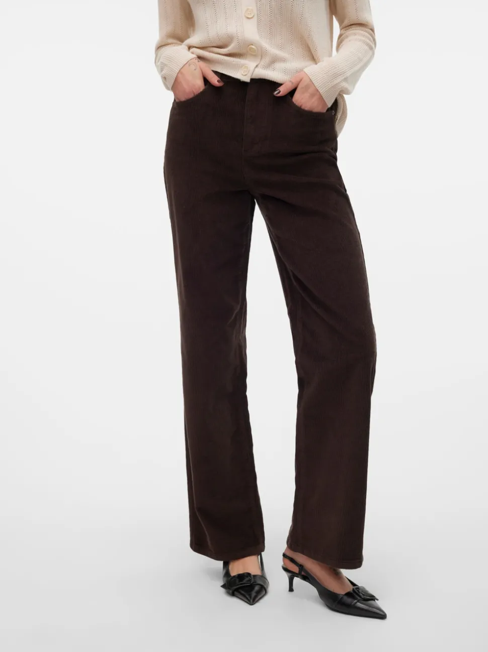 VMTESSA High rise Wide fit Corduroy Jeans