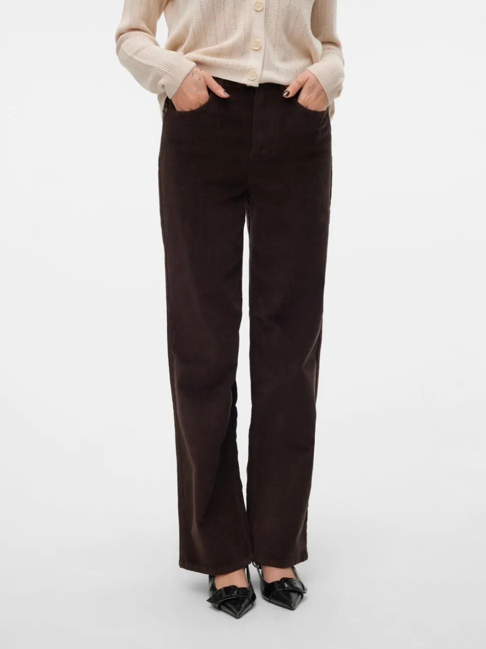 VMTESSA High rise Wide fit Corduroy Jeans