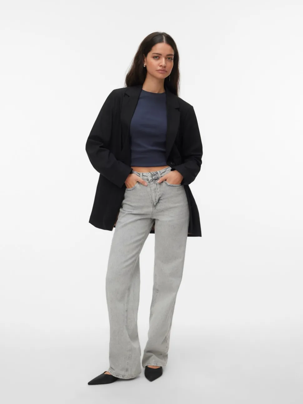 VMTESSA High rise Wide leg fit Jeans