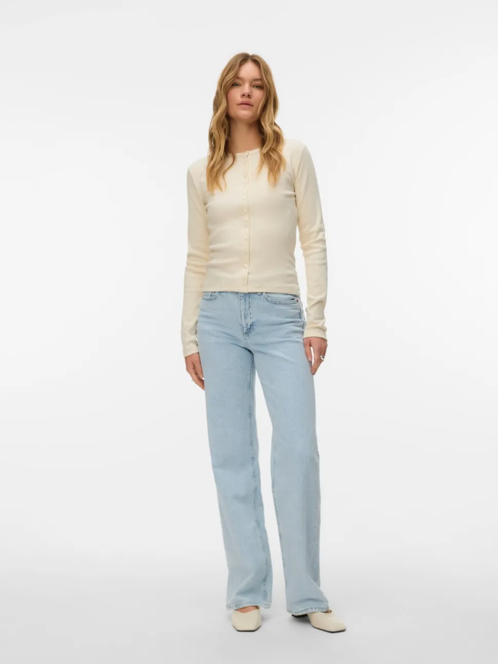 VMTESSA High rise Wide leg fit Jeans